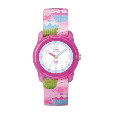 Timex Youth Girls' Cupcake Fabric Strap Watch - Product number 1120689