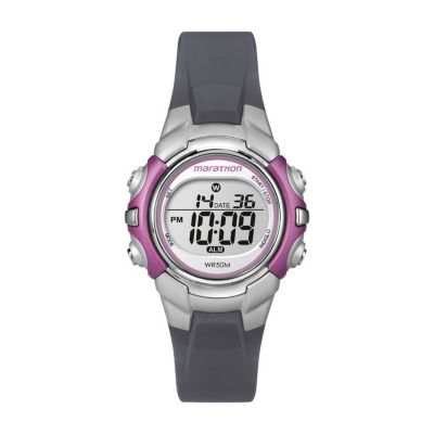 Timex Marathon Child's Dark Grey & Pink Digital Strap Watch - Product number 1120751