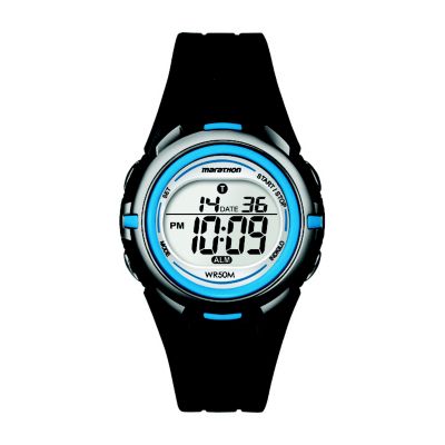 Timex Marathon Child's Black & Blue Digital Strap Watch - Product number 1121251