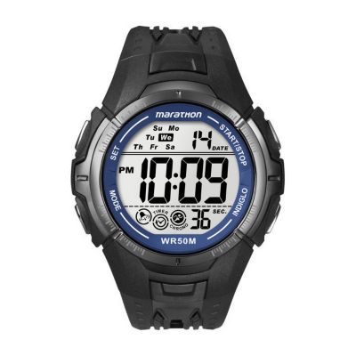 Timex Marathon Child's Black & Blue Digital Strap Watch - Product number 1121456