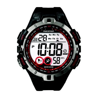 Timex Marathon Child's Dark Grey & Red Digital Strap Watch - Product number 1121472