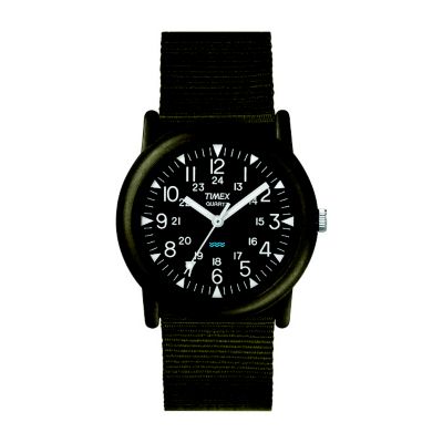 Timex Camper Child's Black & Green Strap Watch - Product number 1121502