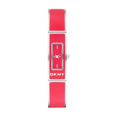 DKNY Ladies' Stainless Steel Coral Bangle Watch