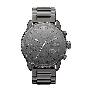 Diesel Ladies' Gunmetal Stainless Steel Bracelet Watch