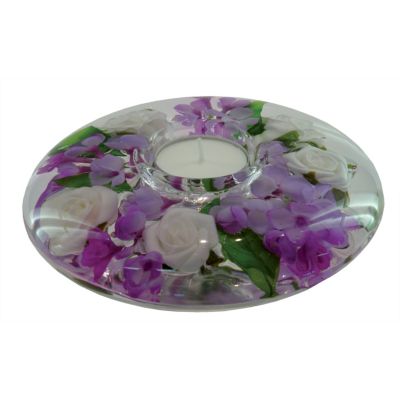 Classic UFO Purple Flower Candle Holder - Product number 1135880