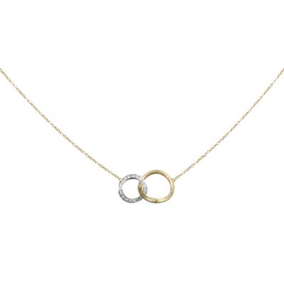 Marco Bicego Jaipur 18ct gold 14 point diamond link pendant - Product number 1142879