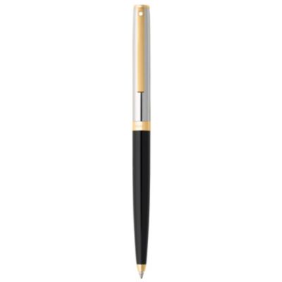 Sheaffer Sagaris Black, Chrome and Gold Plated Ballpoint Pen - Product number 1146963