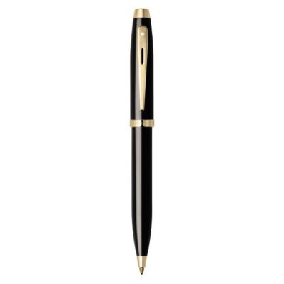 Sheaffer 100 Black and Gold Plated Ballpoint Pen - Product number 1147021