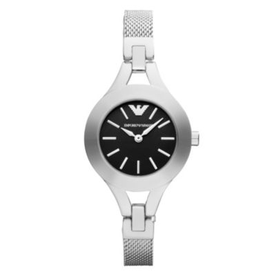 Armani Watch Black Metal