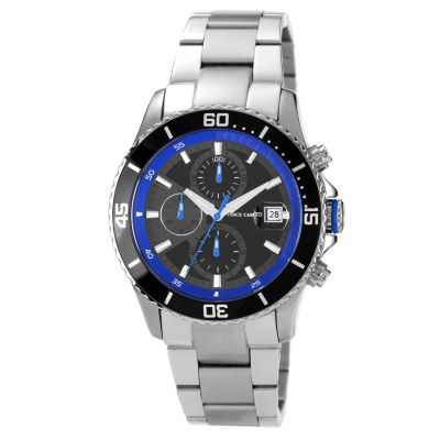 Vince Camuto Men's Black Dial Stainless Steel Bracelet Watch - Product number 1152696