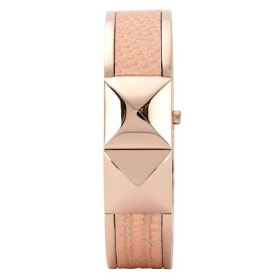 Vince Camuto Ladies' Rose Gold Tone & Leather Bangle Watch - Product number 1152874