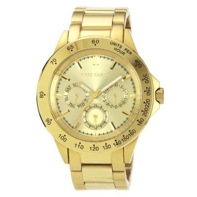 Vince Camuto Ladies' Champagne Dial Gold Tone Bracelet Watch - Product number 1152920