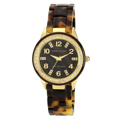 Anne Klein Ladies' Brown Tortoiseshell Bracelet Watch - Product number 1154206