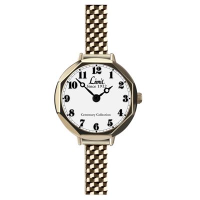 Limit Ladies' White Dial Gold-Plated Bracelet Watch - Product number 1210408