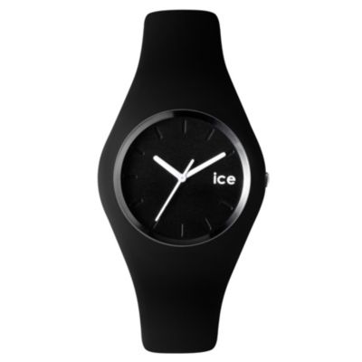 Ice-Watch Ladies' Black & White Silicone Strap Watch - Product number 1220535