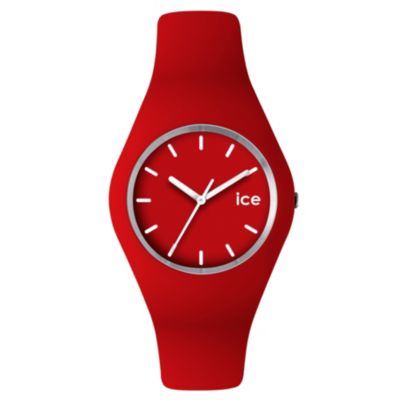Ice-Watch Men's Red & White Silicone Strap Watch - Product number 1220551