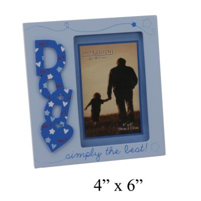 Dad Simply The Best 4" x 6" Photo Frame - Product number 1230166