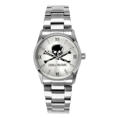 Zadig & Voltaire Ladies' Steel Skull Bracelet Watch - Product number 1231987