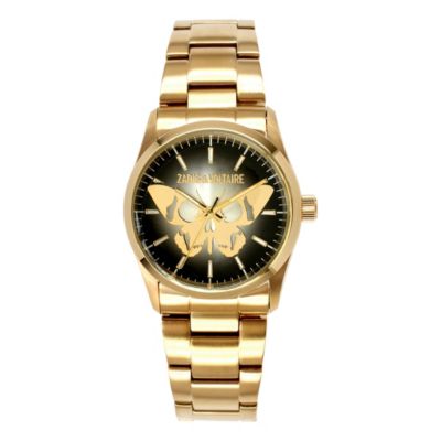 Zadig & Voltaire Ladies' Gold Tone Butterfly Bracelet Watch - Product number 1231995