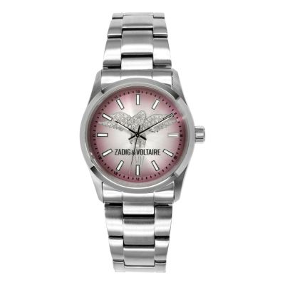 Zadig & Voltaire Ladies' Pink Angel Crystal Bracelet Watch - Product number 1232045
