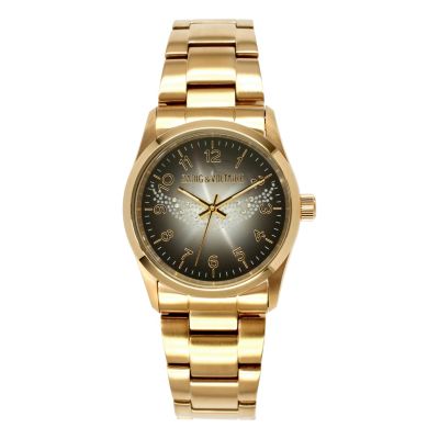 Zadig & Voltaire Ladies' Gold Tone Crystal Bracelet Watch - Product number 1232053