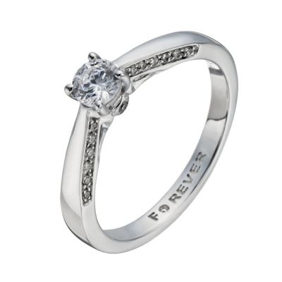 The Forever Diamond 18ct White Gold 2/5 Carat Solitaire RingThe Forever Diamond 18ct White Gold 2/5 