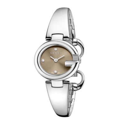 Gucci Guccisima ladies' small diamond steel bracelet watch - Product number 1280880