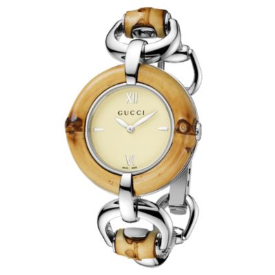 Gucci Bamboo ladies' stainless steel bracelet watch - Product number 1281577