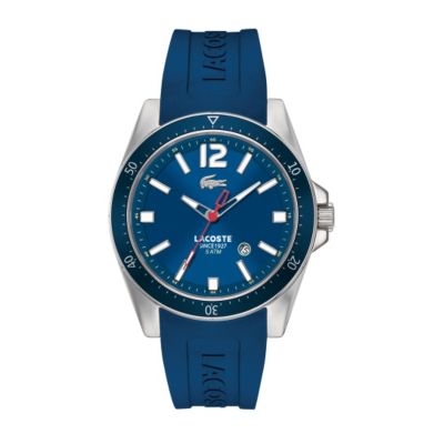 Lacoste Men's Stainless Steel Blue Silicone Strap Watch - Product number 1290029