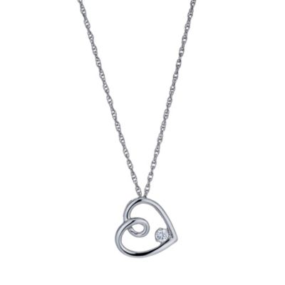 The Forever Diamond Silver Diamond Pendant