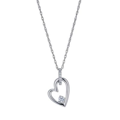 The Forever Diamond 1/10 Carat Heart Pendant