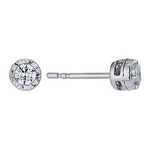 The Forever Diamond 9ct White Gold 1/6 Carat Earrings