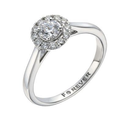 The Forever Diamond 18ct White Gold 1/2 Carat Solitaire RingThe Forever Diamond 18ct White Gold 1/2 