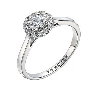 The Forever Diamond 18ct White Gold 1/2 Carat Solitaire RingThe Forever Diamond 18ct White Gold 1/2