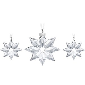 Swarovski Christmas Snowflake Ornament Set 2013