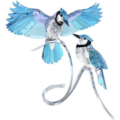 Swarovski Crystal Blue Jays