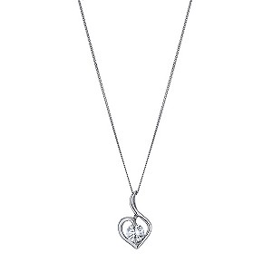 White Gold Swirl PendantWhite Gold Swirl Pendant