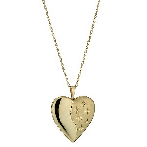 Together Bonded Silver & 9ct Gold Heart Locket