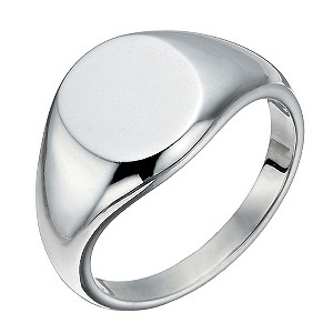 Sterling Silver Men's Signet Ring