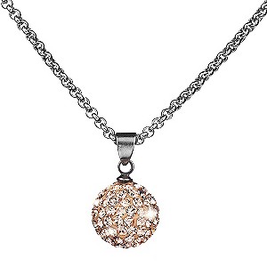 Shimla Gold Crystal Fireball Pendant