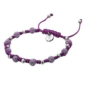 Shimla Violet Crystal Fireball Bracelet