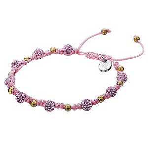 Shimla Light Rose Crystal Fireball Bracelet