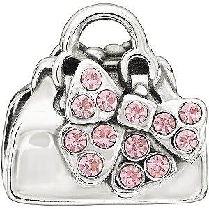 Chamilia Disney Minnie Mouse Pink Swarovski Elements Bead