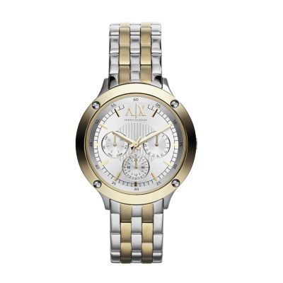 Armani Exchange Ladies' Two Colour Bracelet Watch