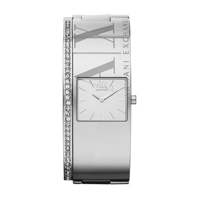 Armani Exchange Ladies' Rectangular Dial Bracelet Watch