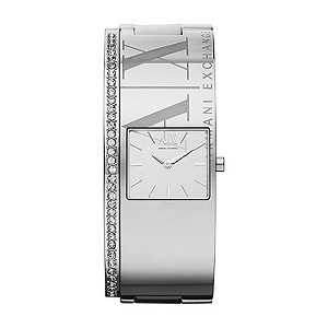 Armani Exchange Ladies' Rectangular Dial Bracelet Watch