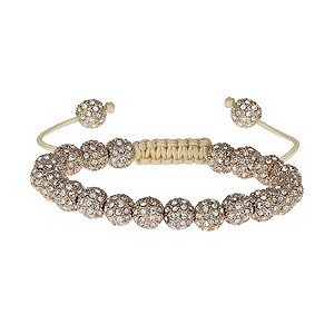 Mikey Yellow Crystal Shambala BraceletMikey Yellow Crystal Shambala Bracelet