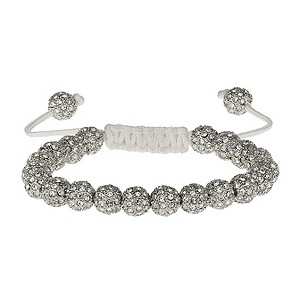 Mikey White Crystal Shambala BraceletMikey White Crystal Shambala Bracelet