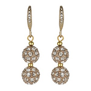 Mikey Yellow Crystal Heavy Earrings