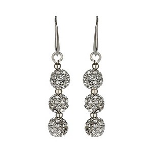 Mikey Yellow Crystal Heavy Drop Earrings